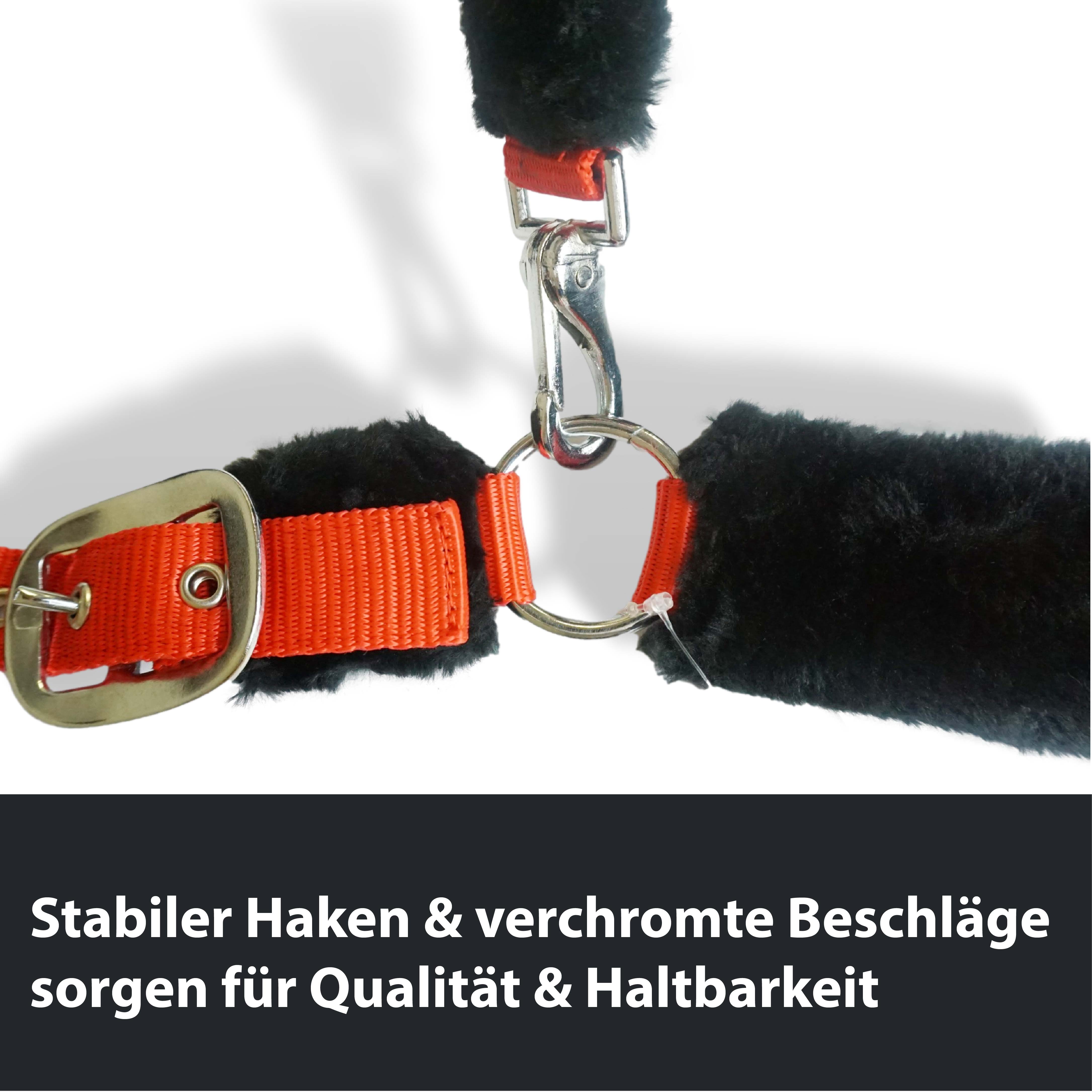 Halfter mit Fell, weich gepolstert